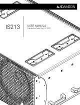 Adamson IS213 User manual