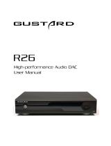 GUSTARD R26 User manual