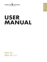 Gold Note PSU-10 User manual