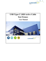 LUXSHARE-ICT TFU-49R28 USB Type-C LRD Active Cable Test Fixture User manual