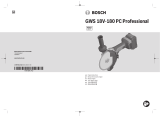 Bosch GWS 18V-180 PC User manual