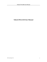 Telrad CPE12350 User manual
