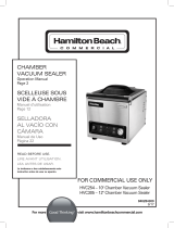 Hamilton Beach HVC254 User manual