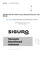 SIGUROSGR-SK-V640W Vacuum Blackhead Remover