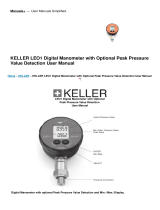 Keller LEO1 Digital Manometer User manual