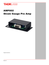 THORLABS AMP002 User manual