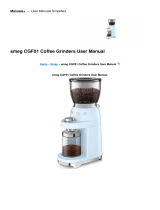 Smeg CGF01 Coffee Grinders User manual