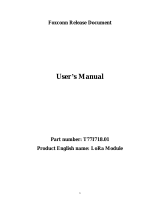 Hon Lin Technology T77I718.01 User manual