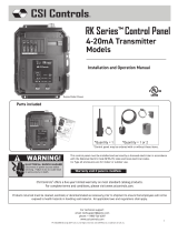 CSI Controls RK Series User manual