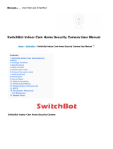 SwitchBot Indoor Cam Home Security Camera User manual
