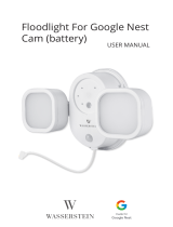 WASSERSTEIN 160821 Floodlight For Google Nest Cam (battery) User manual