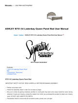 Ashley B751-54 Lodenbay Queen Panel Bed User manual