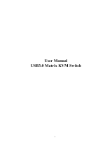 ckl CKL-922HUA-M USB3.0 Matrix KVM Switch User manual