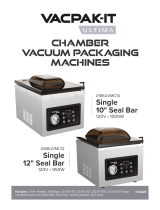 VacPak-It 186UVMC10 Single 10 Inch Seal Bar User manual