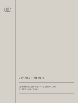 AMD Direct AMG-RFR-24DR2 2-Drawer Refrigerator User manual