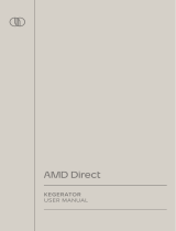 AMD Direct SSRFR-24DK 24 Inch 6.6c Deluxe Outdoor Rated Kegerator User manual