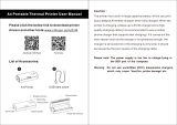 SHENZHEN ZIJIANG ELECTRONICS A4 Portable Thermal Printer User manual