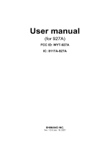 Shimano 927A User manual