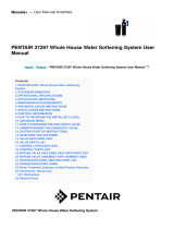 Pentair 37297 Whole House Water Softening System User manual
