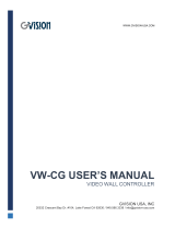 GVision VW-CG User manual