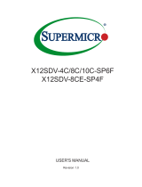 Supermicro X12SDV-4C User manual