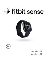 Fitbit Sense FB512 Advanced Smartwatch User manual