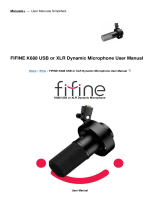 fifineK688 USB or XLR Dynamic Microphone