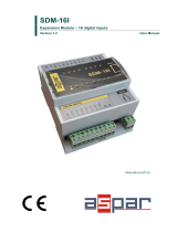 Aspar SDM-16I 16 Digital Inputs Expansion Module User manual