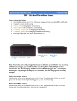 SpyCentre 1507 Zetta Max IR Surveillance Camera User manual