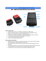 SpyCentre 6941 1080P Dual Channel Wifi Dash Camera User manual