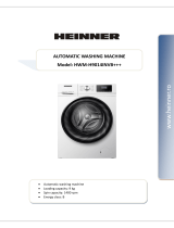 Heinner HWM-H9014INVB+++ Automatic Washing Machine User manual