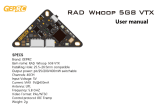 GEPRC RAD Whoop 5.8G VTX User manual