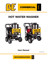 BE PRESSURE Commercial Series Hot Water Washer User manual