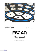 Quantum E6240 User manual