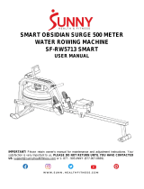 Sunny SF-RW5713 Smart Water Rower MACHINE User manual