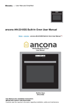Ancona AN-2310SS Built-In Oven User manual