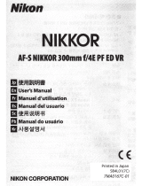 Nikon AF-S Nikkor User manual