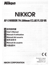 Nikon AF-S Nikkor User manual