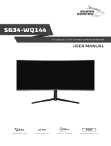 SHARK GAMINGSG34-WQ144 34 Inch WQHD 144Hz Curved Gaming Monitor