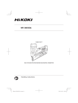 Hikoki NR3665DA 36V Brushless Metal Connector Nailer User manual