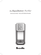 Breville LWA100 the AquaStation Purifier User manual