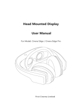 First Cinema Cinera Edge 5K Head Mounted Display User manual