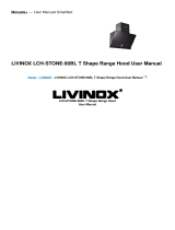 LIVINOXLCH-STONE-90BL T Shape Range Hood