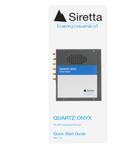 SIRETTA QUARTZ-ONYX 5G NR User manual