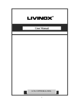 LIVINOXLCH-COPPERBLK-90BL Kitchen Hood