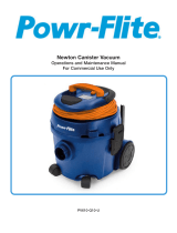 Powr-Flite PV610-Q10-U Newton Canister Vacuum User manual