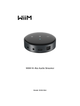WIIM Mini Hi-Res Audio Streamer User manual