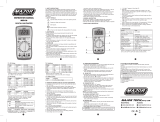 Major MTD10 MAJOR MTD10 Tech Digital Multimeter MTD10 Temp User manual