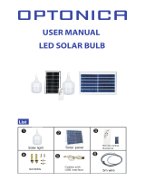 optonica LED Solar Bulb User manual