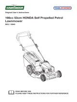 Hawksmoor 13640 166cc 53cm HONDA Self Propelled Petrol Lawnmower User manual
